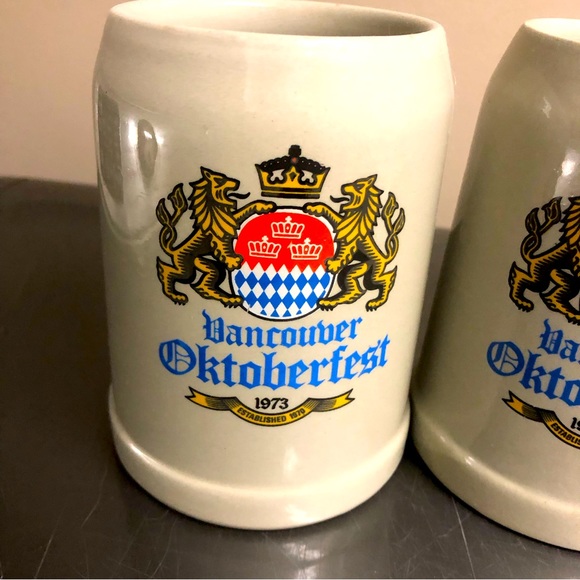 Vintage Vancouver Oktoberfest Mug Bundles - 1973 - Made in Germany - Picture 4 of 9